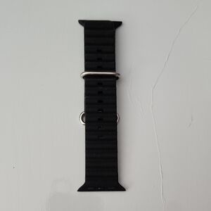 Black Ultra Silicone Ocean Watch Band